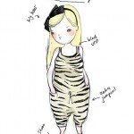 Kat Cameron - What I wore today doodle